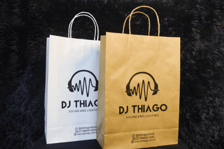 BOLSA DE PAPEL ALÇA TORCIDA